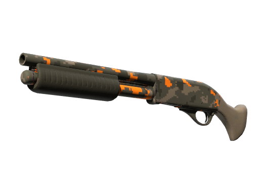 StatTrak™ Sawed-Off | Orange DDPAT (Well-Worn)