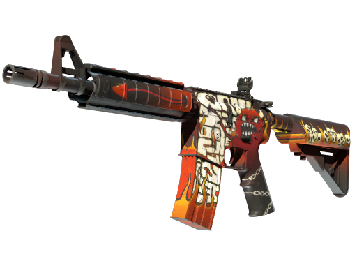 M4A4 | Hellfire (Battle-Scarred)