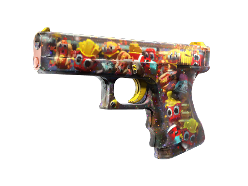 StatTrak™ Glock-18 | Snack Attack (Well-Worn)