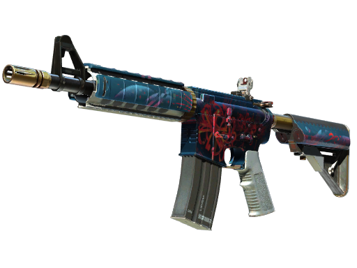 StatTrak™ M4A4 | Spider Lily (Well-Worn)