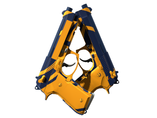 StatTrak™ Dual Berettas | Marina (Well-Worn)