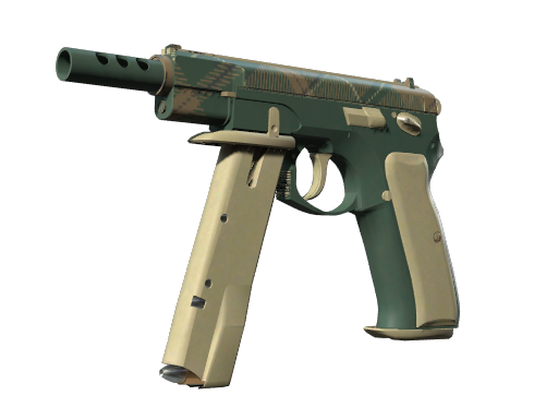 Souvenir CZ75-Auto | Green Plaid (Field-Tested)