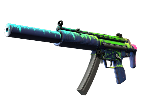 StatTrak™ MP5-SD | Phosphor (Well-Worn)