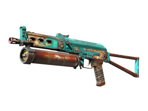 StatTrak™ PP-Bizon | Embargo (Well-Worn)