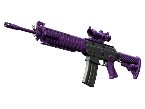StatTrak™ SG 553 | Ultraviolet (Well-Worn)