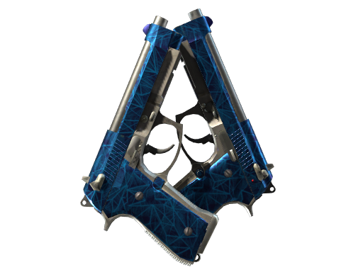 Souvenir Dual Berettas | Cobalt Quartz (Field-Tested)