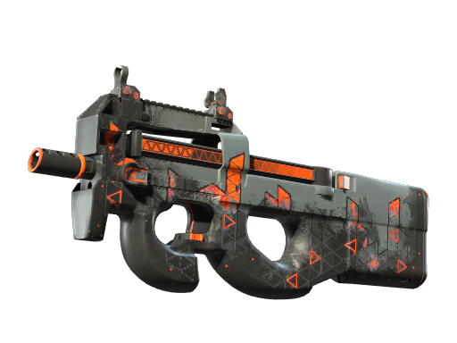 StatTrak™ P90 | Trigon (Well-Worn)