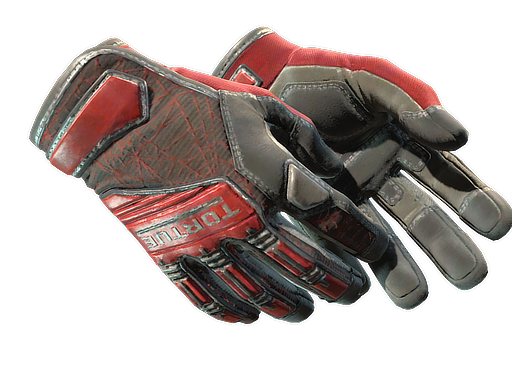 ★ Specialist Gloves | Crimson Web (Battle-Scarred)