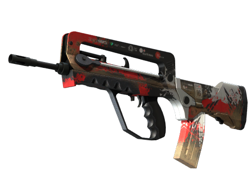 StatTrak™ FAMAS | Roll Cage (Well-Worn)
