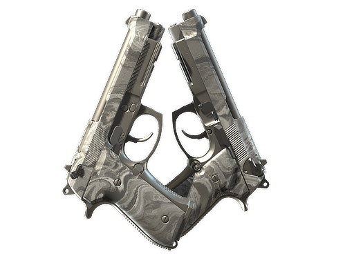 Souvenir Dual Berettas | Silver Pour (Field-Tested)