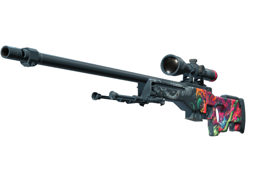 StatTrak™ AWP | Hyper Beast (Well-Worn)