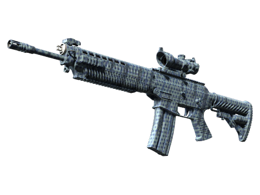 Souvenir SG 553 | Waves Perforated (Battle-Scarred)