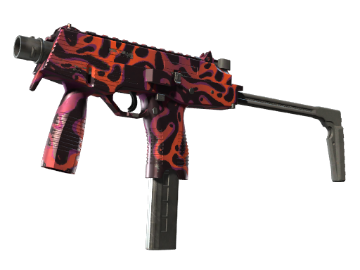 StatTrak™ MP9 | Ruby Poison Dart (Well-Worn)